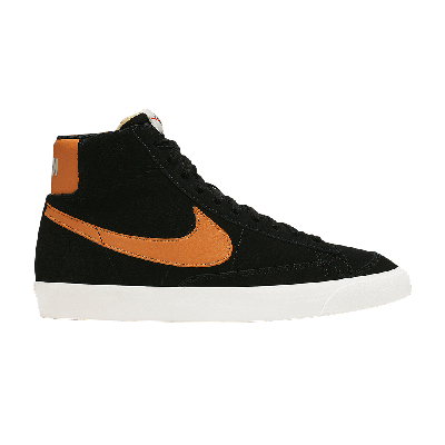 Pre-owned Nike Blazer Mid Vintage 'black Amber'