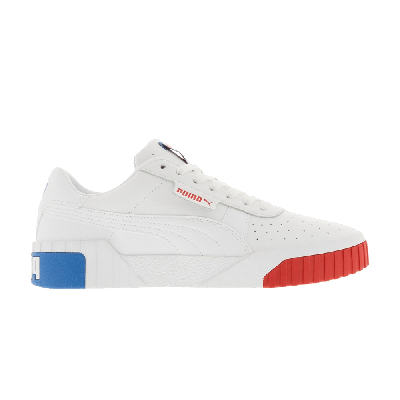 Pre-owned Puma Wmns Cali Rwb 'white Red Indigo'