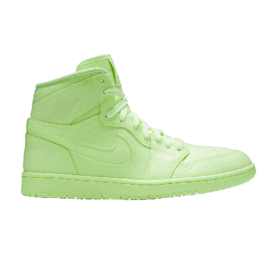 Pre-owned Air Jordan Wmns  1 High Prm 'barely Volt' In Yellow