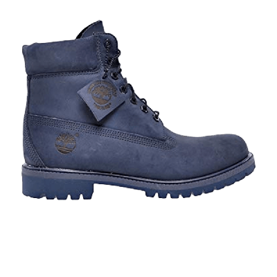 Pre-owned Timberland 6 Inch Premium Boot 'mono Navy' In Blue