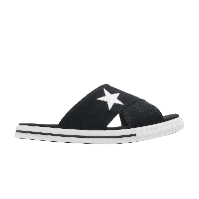 Pre-owned Converse Wmns One Star Slide 'black'