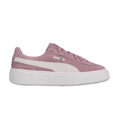 Pre-owned Puma Wmns Suede Platform 'elderberry' In Purple