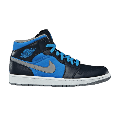 Pre-owned Air Jordan 1 Phat Mid 'obsidian Photo Blue'