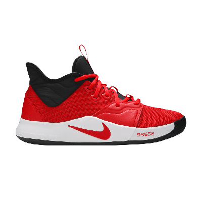 Pre-owned Nike Pg 3 'university Red'