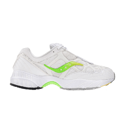 Pre-owned Saucony Kith X Grid Web 'slime Yellow' In Green ModeSens