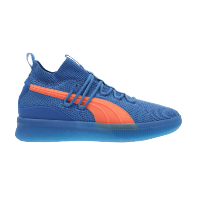 Pre-owned Puma Clyde Court 'city Pack - New York' In Blue