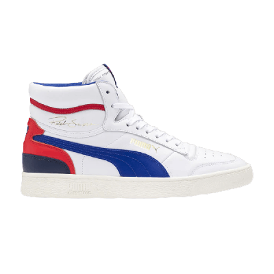 Pre-owned Puma Ralph Sampson Mid Og 'white Blue Red'