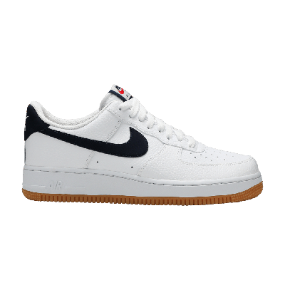 Pre-owned Nike Air Force 1 Low 'obsidian Gum' In White