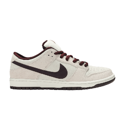 Pre-owned Nike Dunk Low Pro Sb 'desert Sand Mahogany' In Cream
