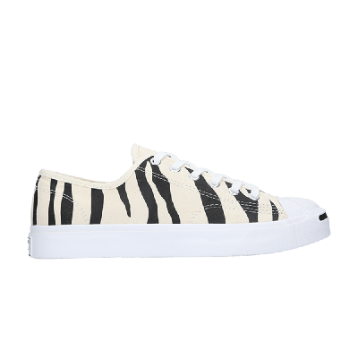 Pre-owned Converse Jack Purcell Ox 'zebra Print' In White