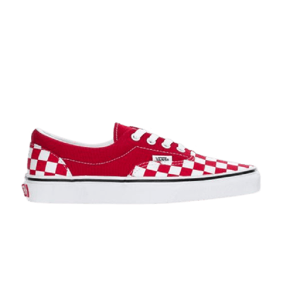 Pre-owned Vans Era 'red Checkerboard'