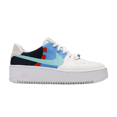 Pre-owned Nike Wmns Air Force 1 Low Sage In White