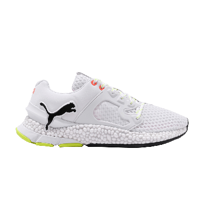 Pre-owned Puma Hybrid Sky 'white Black Nrgy Red'