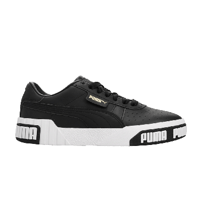 Pre-owned Puma Wmns Cali Bold 'black Metallic Gold'