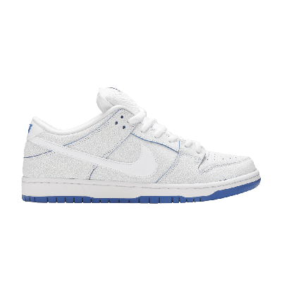 Pre-owned Nike Dunk Low Premium Sb 'cracked Leather' In White