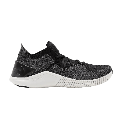 Pre-owned Nike Wmns Free Tr Flyknit 3 'black Dark Grey'