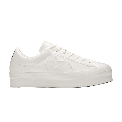 Pre-owned Converse Wmns One Star Platform Low 'vintage White'