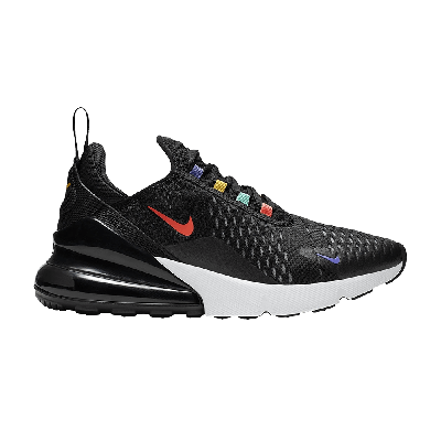 Pre-owned Nike Wmns Air Max 270 'black Flash Crimson'