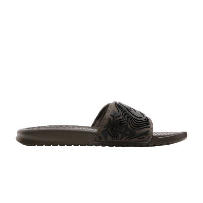 Pre-owned Nike Benassi Jdi Slides 'cargo Khaki' In Green