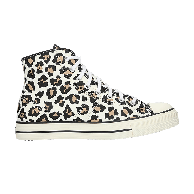 Pre-owned Converse Chuck 70 Hi 'lucky Star Leopard' In Tan
