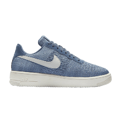 Pre-owned Nike Air Force 1 Flyknit 2.0 'ocean Fog' In Blue