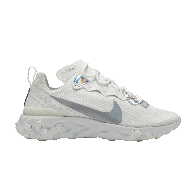 Pre-owned Nike Wmns React Element 55 'white Iridescent'