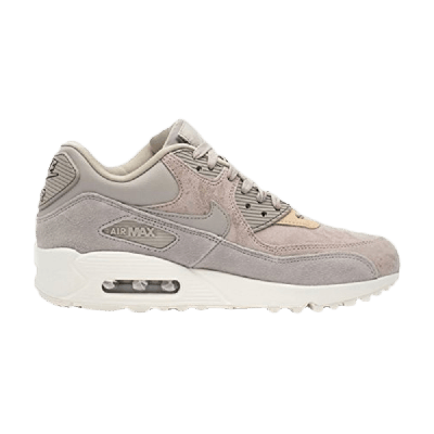 Pre-owned Nike Wmns Air Max 90 Suede 'cobblestone' In Grey