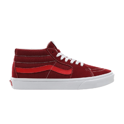 Pre-owned Vans Sk8-mid 'biking Red'