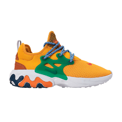 Pre-owned Nike React Presto 'university Gold' In Orange