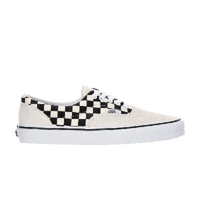Pre-owned Vans Era 'primary Check' In White