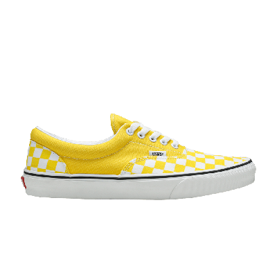 Pre-owned Vans Era 'checkerboard Vibrant Yellow'
