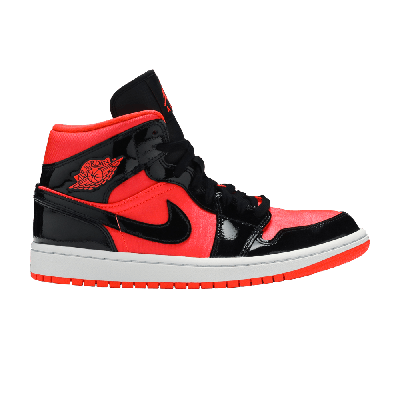 Pre-owned Air Jordan Wmns  1 Mid 'hot Punch' In Red