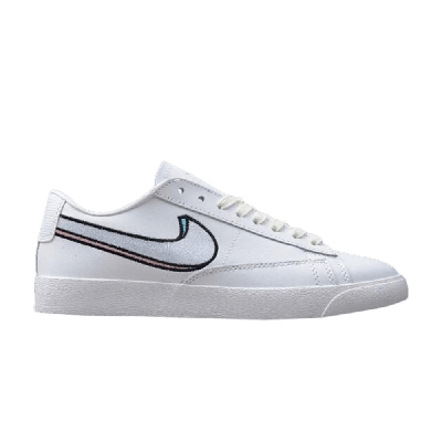 Pre-owned Nike Wmns Blazer Low Lx 'white Signal Blue'