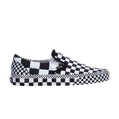 Pre-owned Vans Slip-on 'all Over Checkerboard' In Black