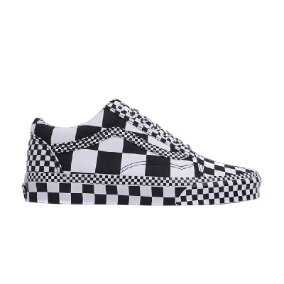 Pre-owned Vans Old Skool 'all Over Checkerboard' In Black