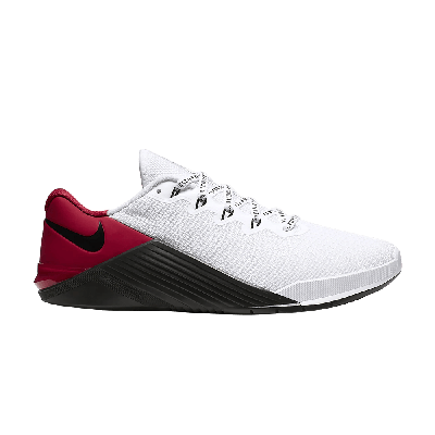 Pre-owned Nike Metcon 5 + 'white Black Red'