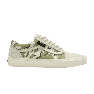 Pre-owned Vans Old Skool Cordura 'white Asparagus Camo' In Green