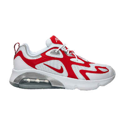 Pre-owned Nike Air Max 200 'university Red' In White