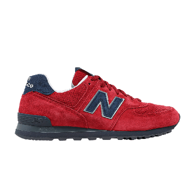 Pre-owned New Balance 574 Made In Usa 'red Blue'