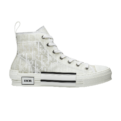 Pre-owned Dior B23 High ' Oblique - White'