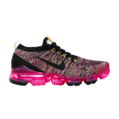 Pre-owned Nike Wmns Air Vapormax Flyknit 3 'black Pink Blast'