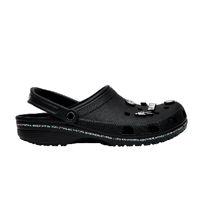 Pre-owned Crocs Pleasures X Clog 'utopia Dystopia' In Black
