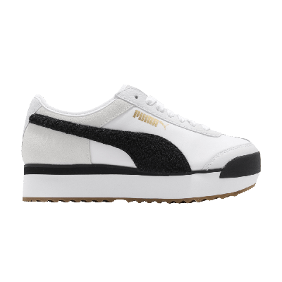 Pre-owned Puma Wmns Roma Amor Heritage 'white Black'