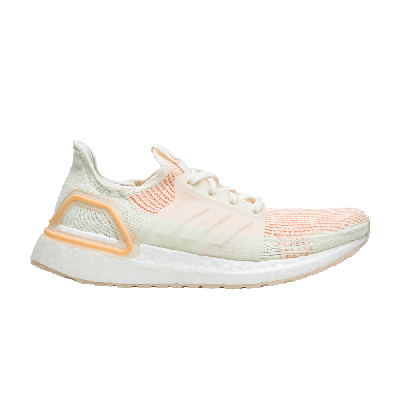 Pre-owned Adidas Originals Wmns Ultraboost 19 'glow Orange' In Cream