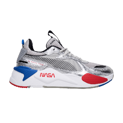 Pre-owned Puma Nasa X Rs-x 'space Agency' In Silver