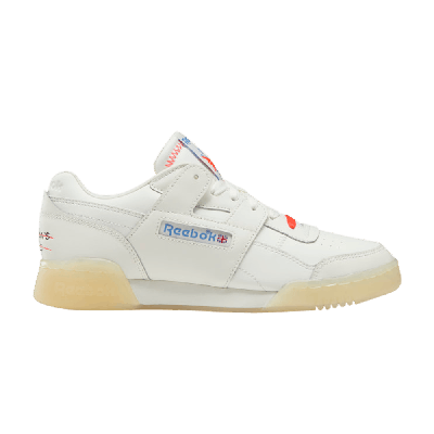 Pre-owned Reebok Wmns Workout Lo Plus 'it's A Man's World' In White