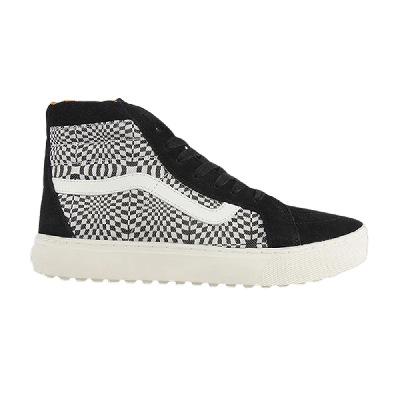Pre-owned Vans London Undercover X Sk8-hi Mte Cup Lx 'optical Checkerboard' In Black