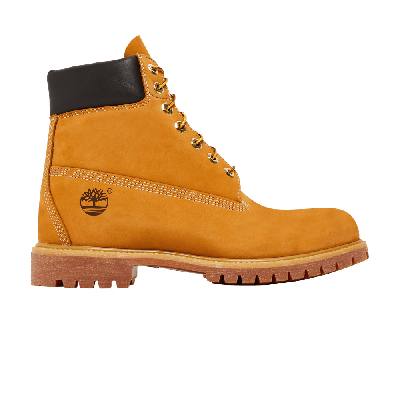 Pre-owned Timberland 6 Inch Premium Waterproof Boot 'wheat' In Brown
