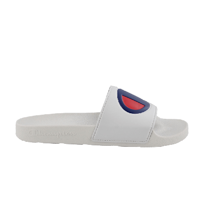 Pre-owned Champion Ipo Slides 'white'