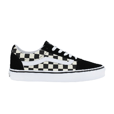 Pre-owned Vans Wmns Ward 'checkerboard Black White'